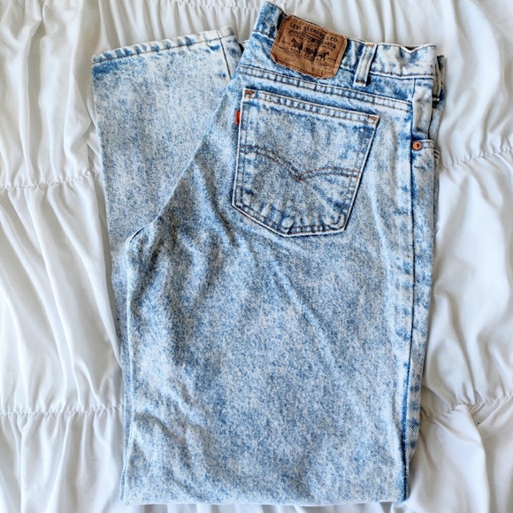 Levi's Other - Vintage Orange Tab Acid Wash Levi 550 33 x 30 USA